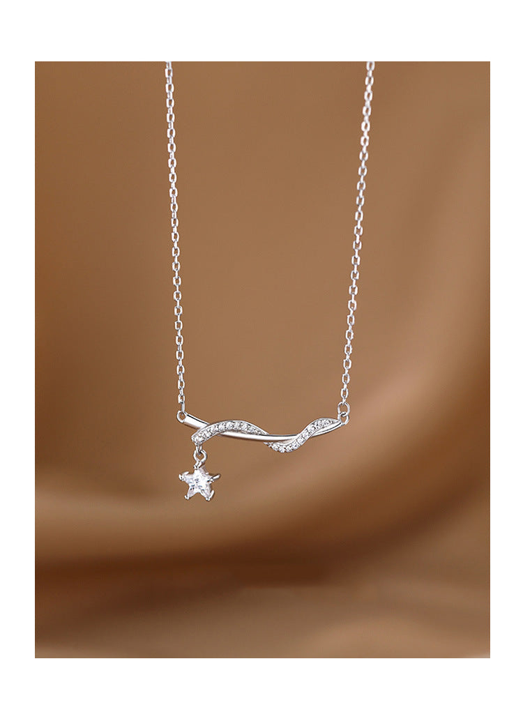 Twisted Pentagram Necklace for Women Fashionable