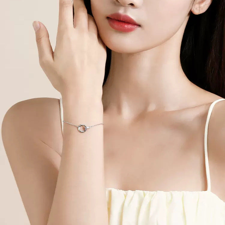Mobius Double Loop Bracelet for Women