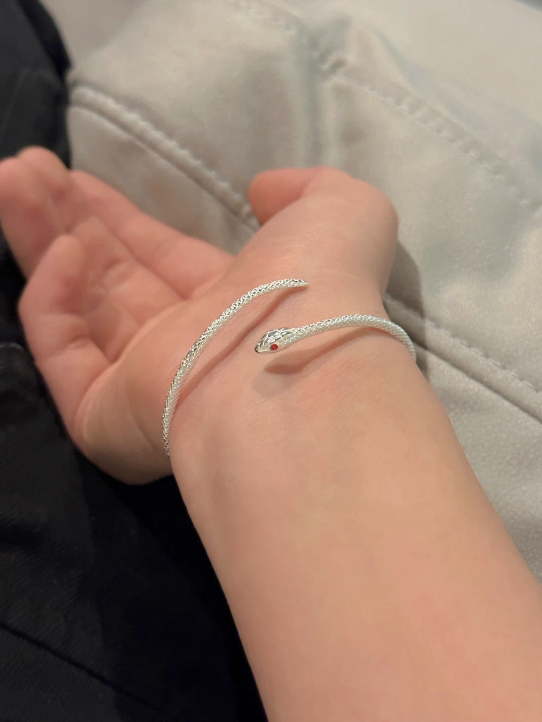 Red-Eyed Spirit Snake Bracelet for Women