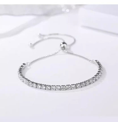 Full Diamond Cubic Zirconia Bracelet for Women