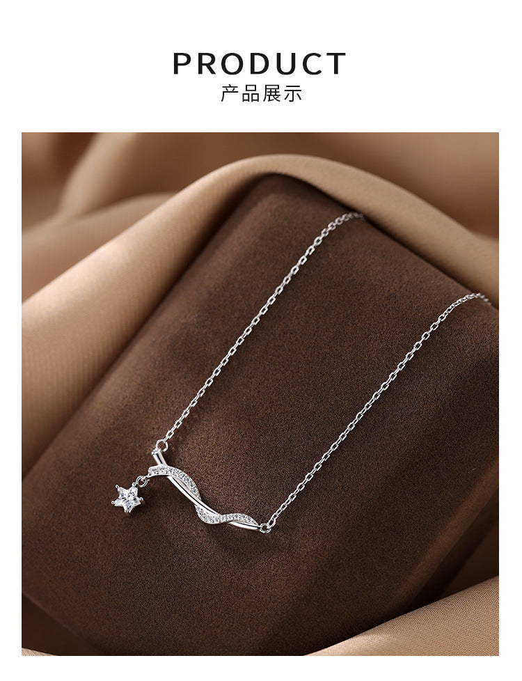 Twisted Pentagram Necklace for Women Fashionable
