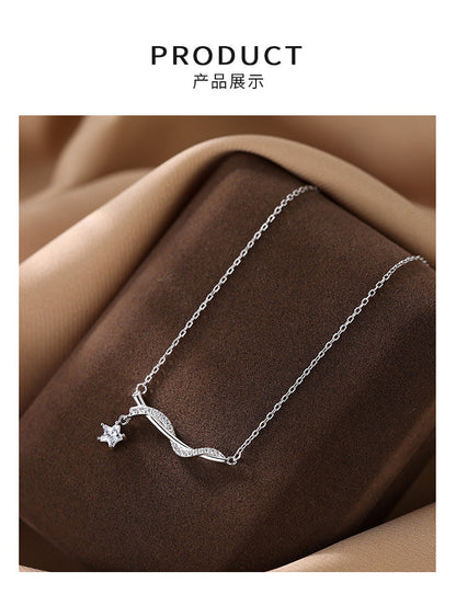 Twisted Pentagram Necklace for Women Fashionable