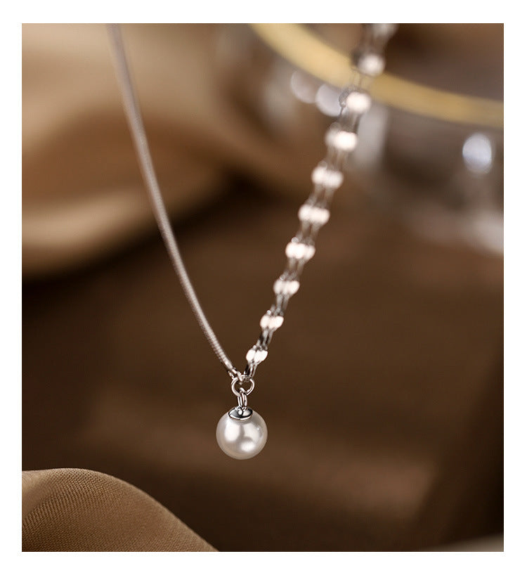 Double Layer Spliced Pearl Bracelet for Women