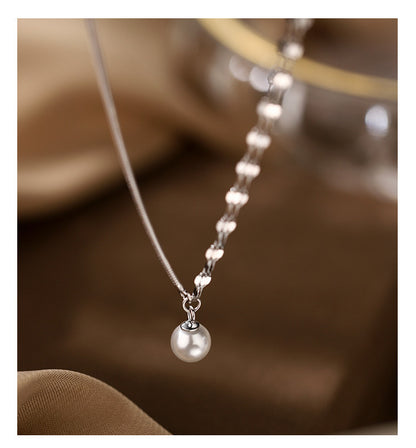 Double Layer Spliced Pearl Bracelet for Women