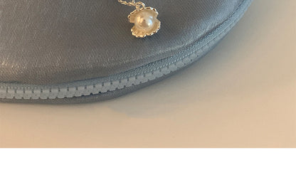 Pearl Shell Necklace for Women, Light Luxury