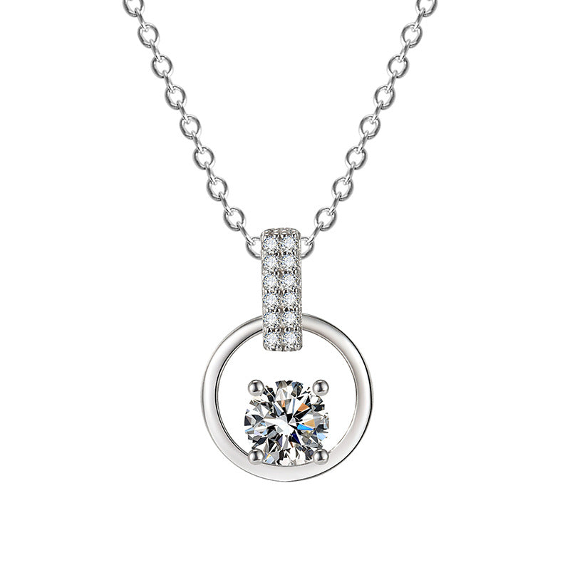 Korean Fashion Diamond-Encrusted Necklace for Women