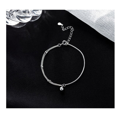 Round Ball Splicing Double Layer Bracelet for Women Fashionable