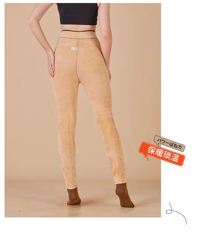 Women's Thermal Tights High Quality Transparent Skin Feeling Fleece Lined Winter Leggings Plus Size Opaque Pantyhose For Outdoor