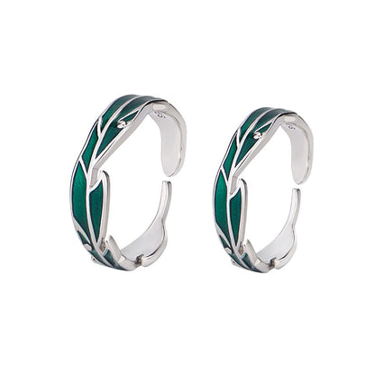 Rainfall Banana Couple Rings Pair Rings for Men and Women