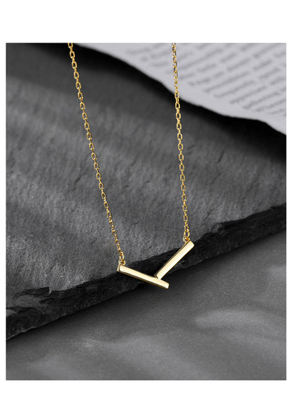 Geometric Irregular V Necklace for Women Summer