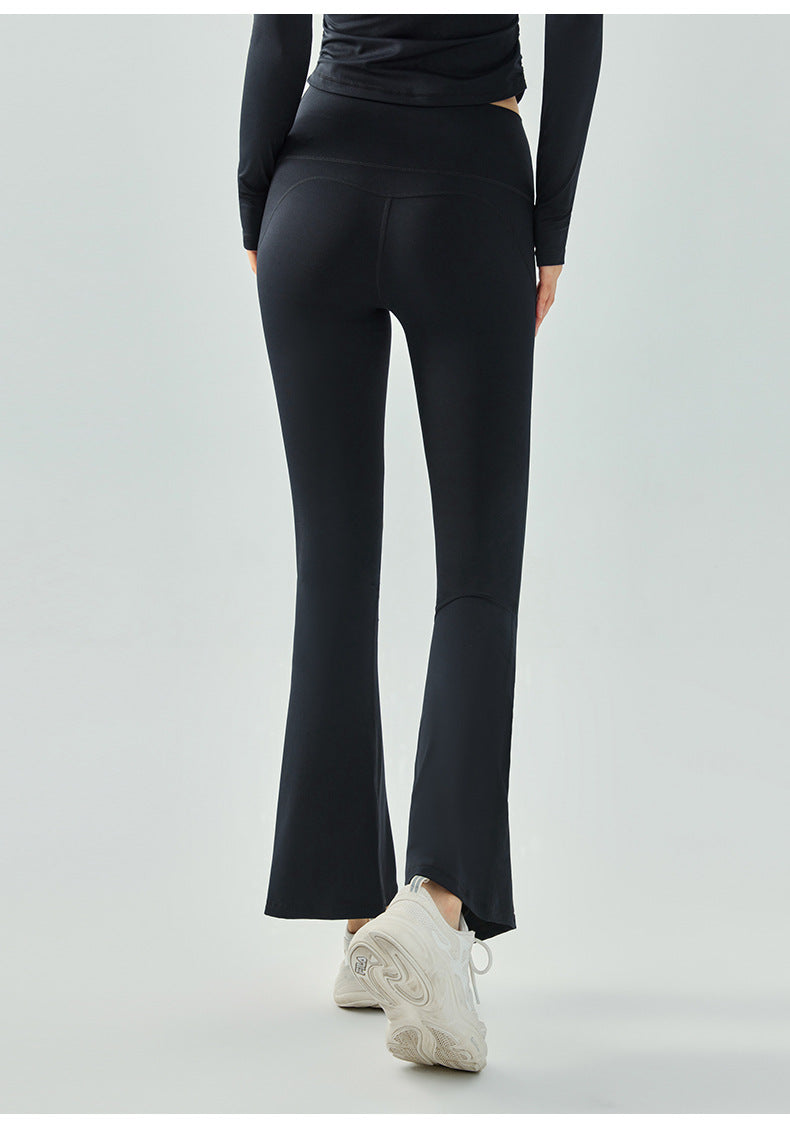 Yoga Flare Pants Women's Beautiful High Waist Flare Wide Leg Pants Fitness