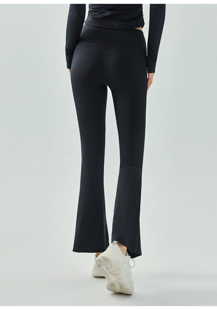 Yoga Flare Pants Women's Beautiful High Waist Flare Wide Leg Pants Fitness