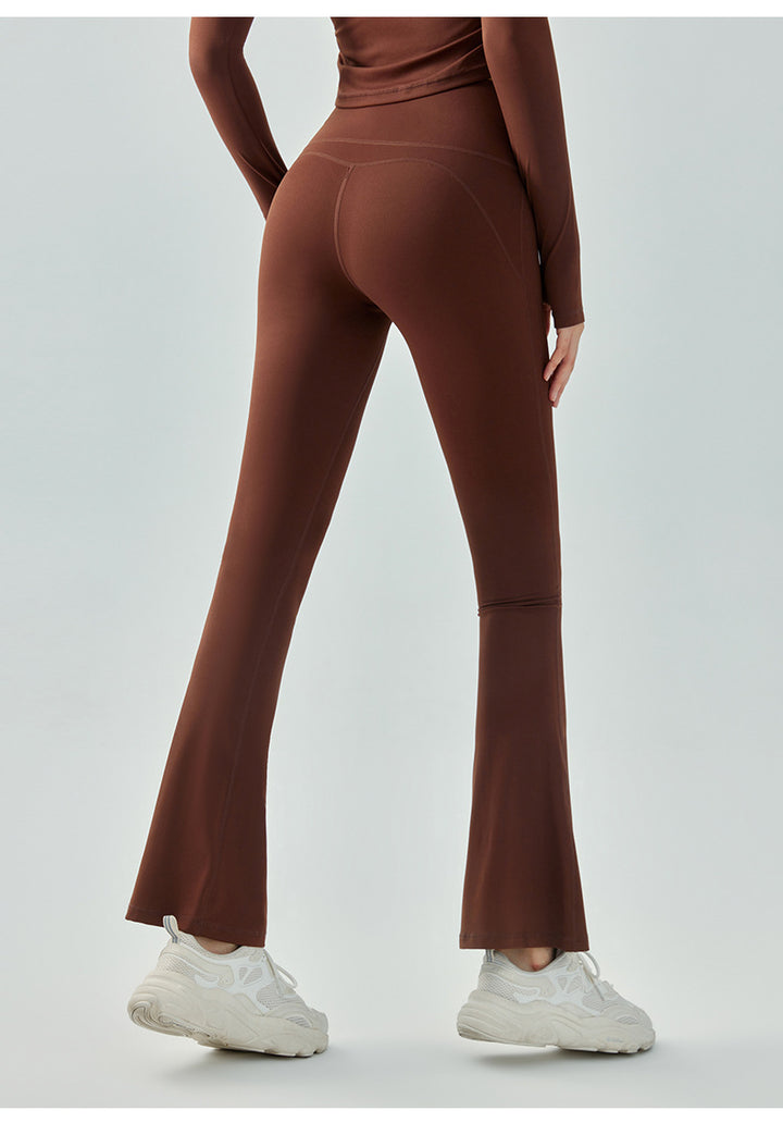 Yoga Flare Pants Women's Beautiful High Waist Flare Wide Leg Pants Fitness