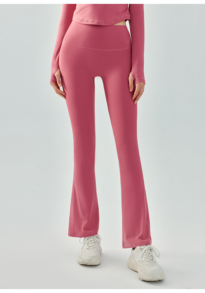 Yoga Flare Pants Women's Beautiful High Waist Flare Wide Leg Pants Fitness