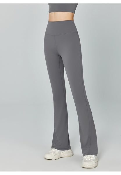 Women's Yoga Pants High Waisted Hip Lifting Fitness Flared Pants Casual Tights