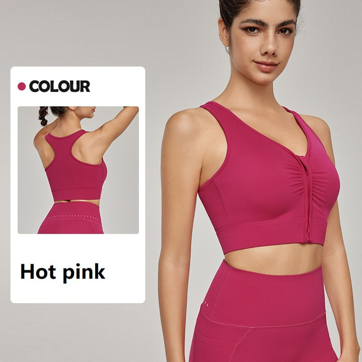 Yoga Vest Sexy sloping Shoulder Sports Vest Summer Outdoor Cool Fitness Tops Bras