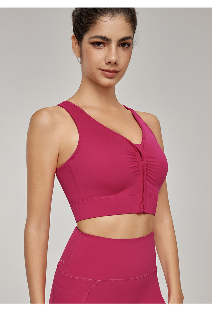 Yoga Vest Sexy sloping Shoulder Sports Vest Summer Outdoor Cool Fitness Tops Bras