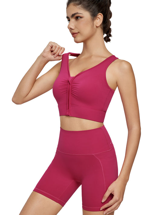 Yoga Vest Sexy sloping Shoulder Sports Vest Summer Outdoor Cool Fitness Tops Bras