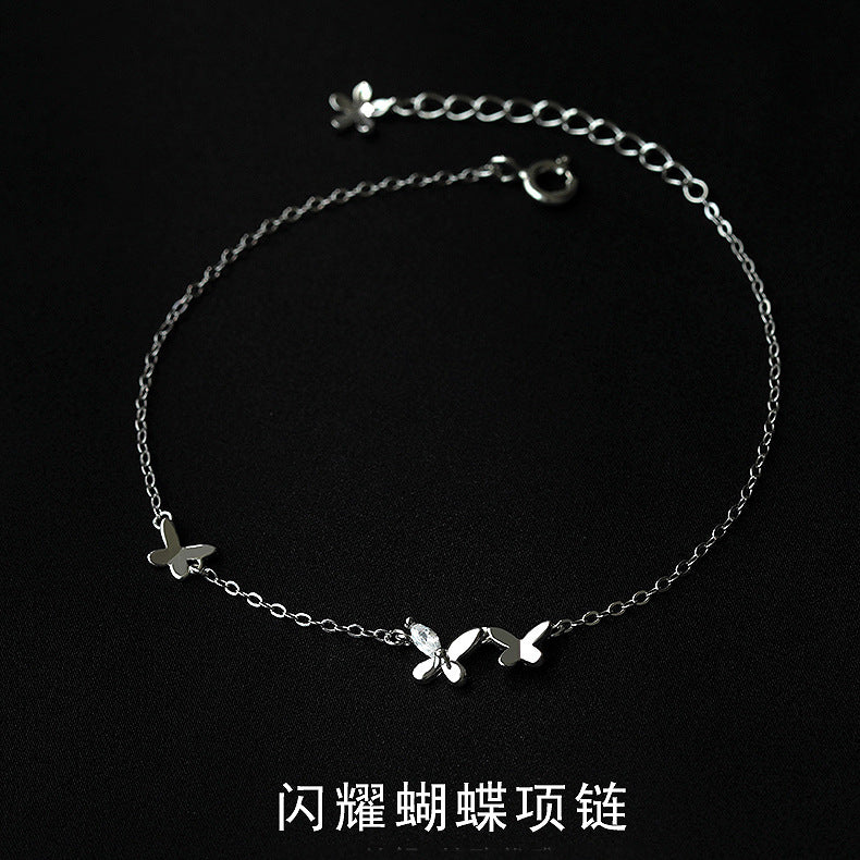 Shining Multi-Butterfly Bracelet for Women