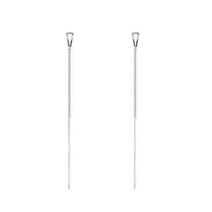 Hollow Water Drop Two-Way Wear Threader Earrings for Women