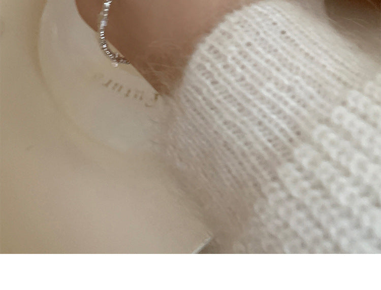 Broken Silver Five-Pointed Star Bracelet for Women Fashionable