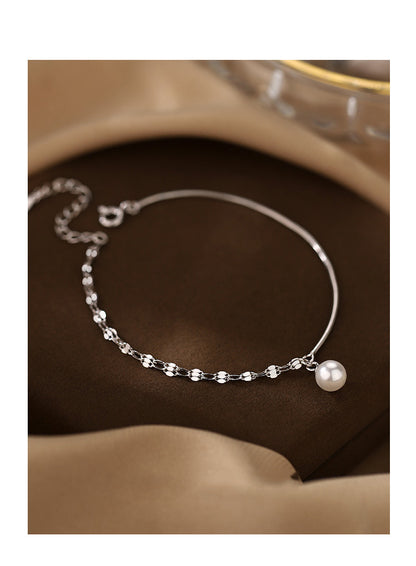 Double Layer Spliced Pearl Bracelet for Women