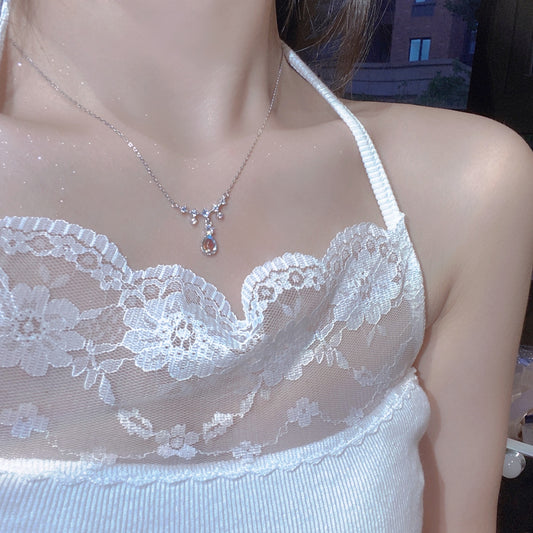 Beauty Tears Moonstone Tear Necklace for Women