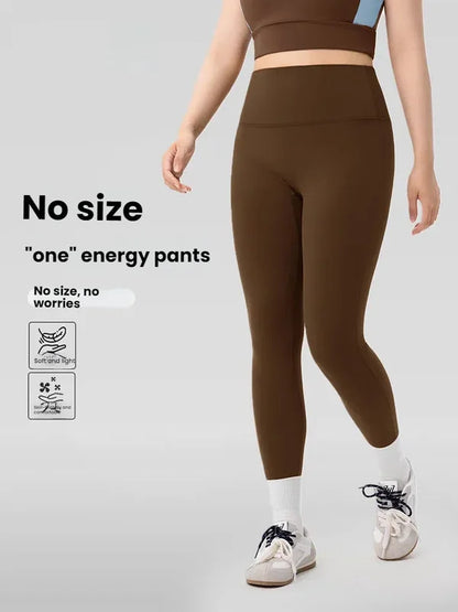 Plus-size Yoga Pants One Size High Waisted Tummy Control Naked Feeling Seamless Squat Proof Leggings Woman clothes