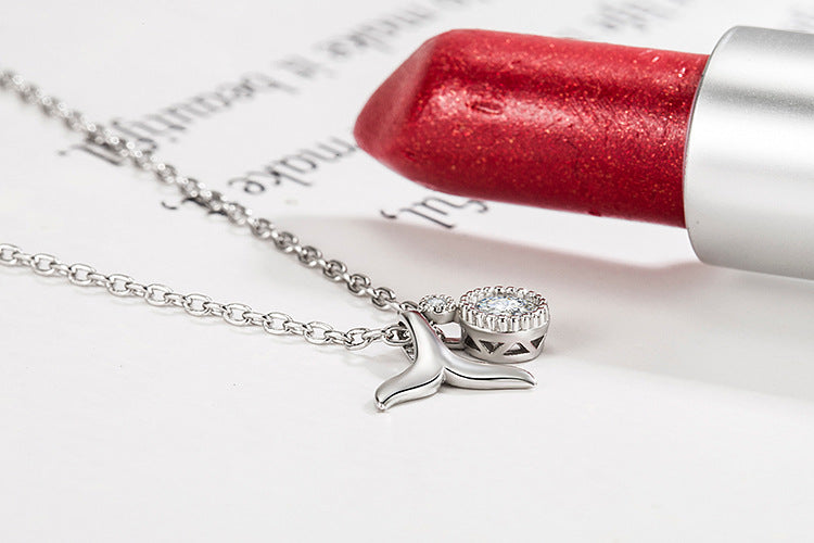 Mermaid Tail Necklace for Women  Fashion Korean Version Ins Trend