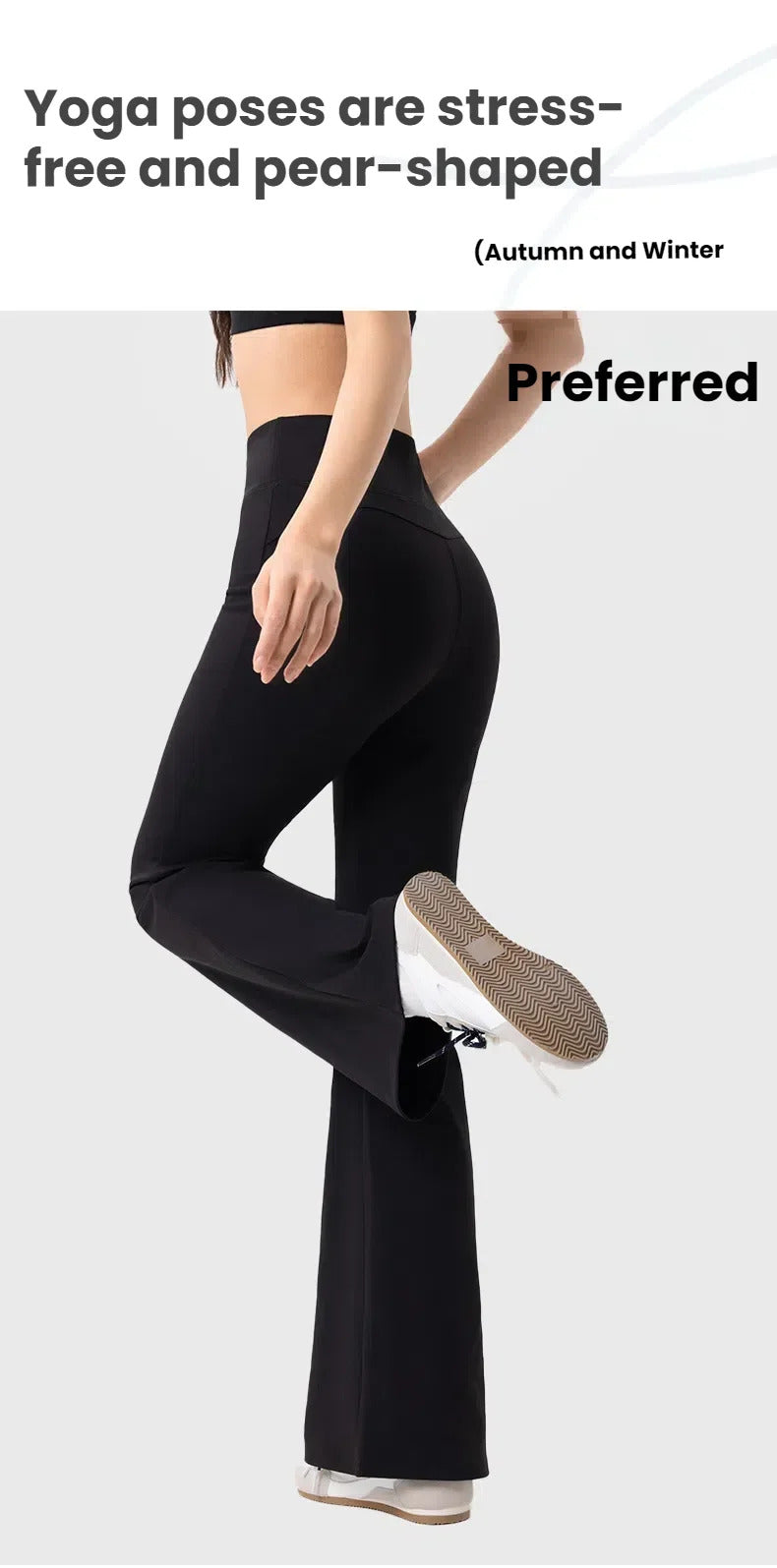 Plus Fleece Yoga Pants Bell Bottom Warm Insulated Autumn Winter Wear Slim Fit Flared Pilates Exercise Leisure Trousers Bootcut