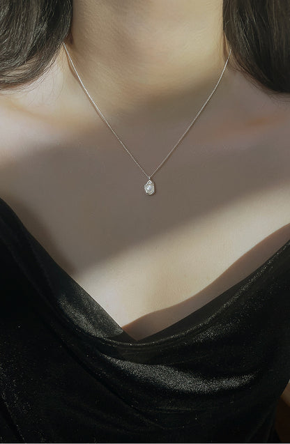 Pea Irregular Pearl Necklace for Women