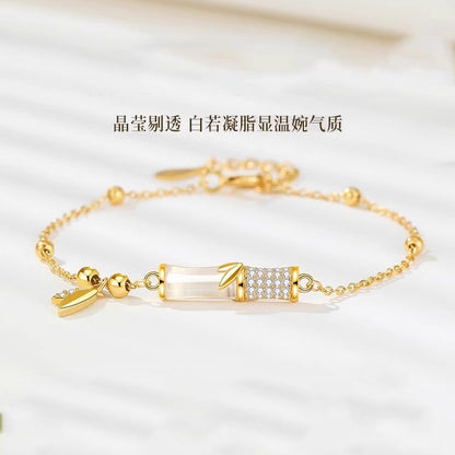 You Are Enough Bamboo Knot Bracelet for Women  Jewelry