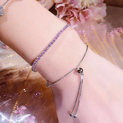 Full Diamond Cubic Zirconia Bracelet for Women