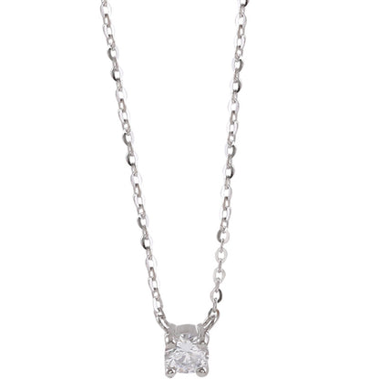 Single Diamond Necklace for Women Niche Design