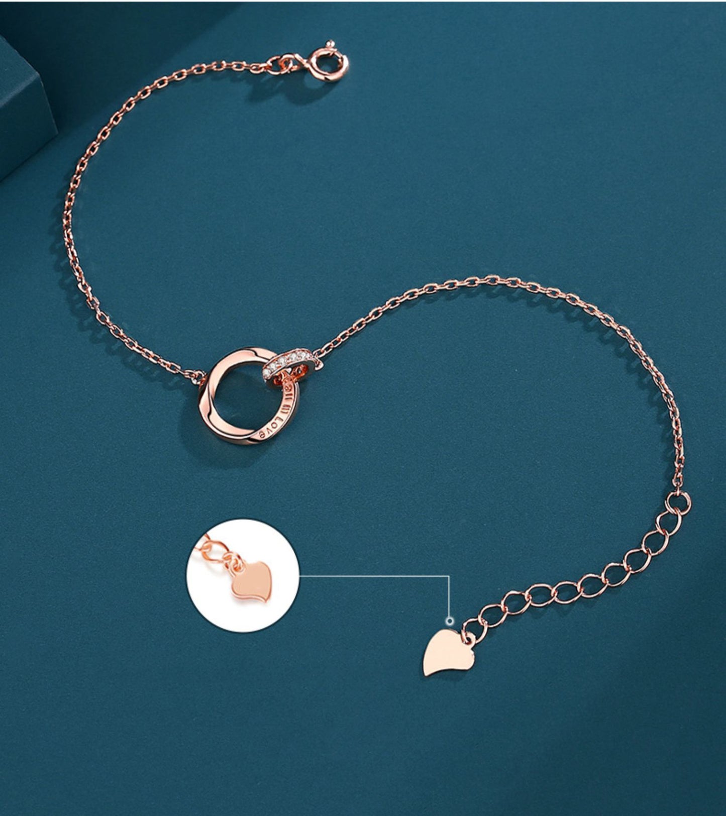 Mobius Double Loop Bracelet for Women