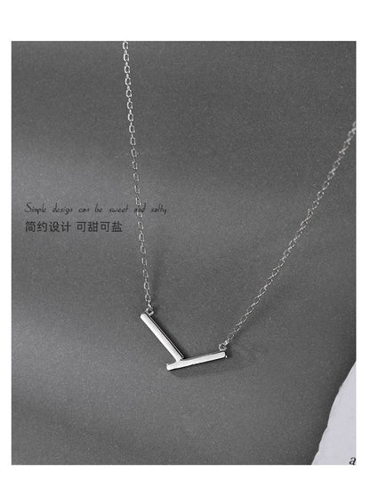 Geometric Irregular V Necklace for Women Summer