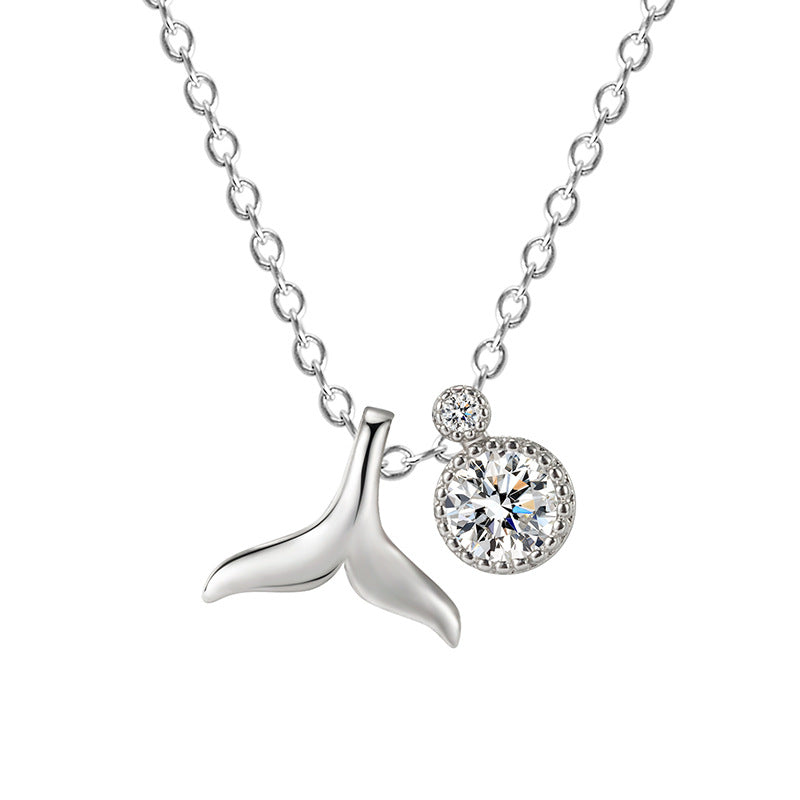Mermaid Tail Necklace for Women  Fashion Korean Version Ins Trend