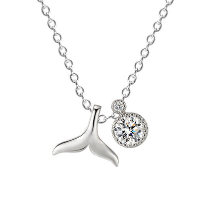Mermaid Tail Necklace for Women  Fashion Korean Version Ins Trend