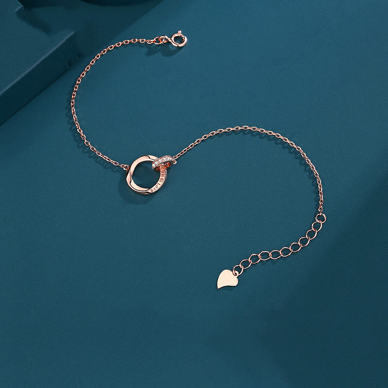Mobius Double Loop Bracelet for Women