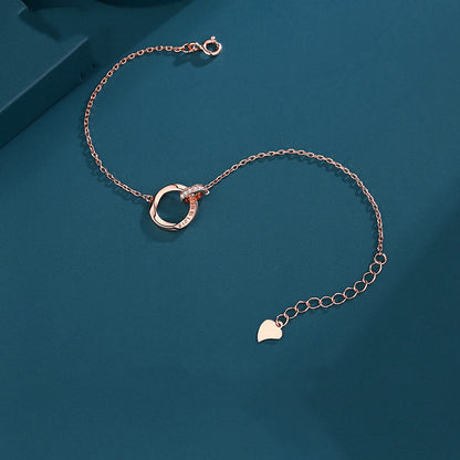 Mobius Double Loop Bracelet for Women