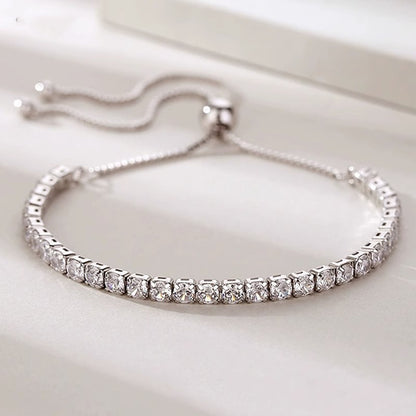 Full Diamond Cubic Zirconia Bracelet for Women