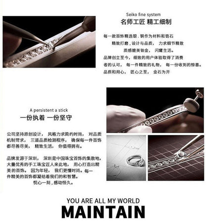 s925Sterling Silver Bracelet1Carat Plated pt950Fashion Versatile Jewelry Manufacturer Cross-Border Moissanite Hand Jewelry Wholesale