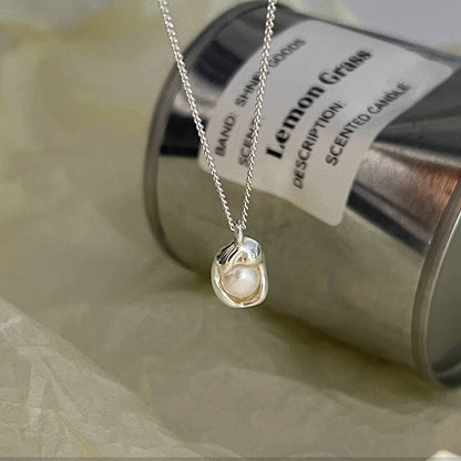 Pea Irregular Pearl Necklace for Women, Ins Style