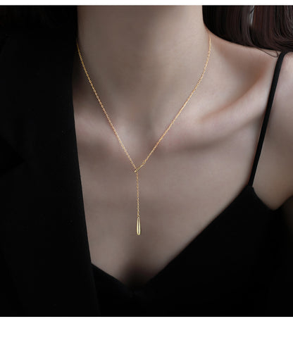 Tassel Water Drop Necklace for Women