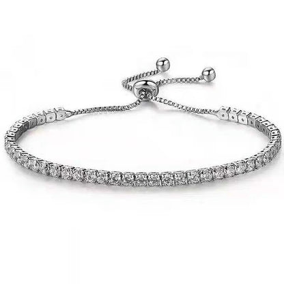 Full Diamond Cubic Zirconia Bracelet for Women