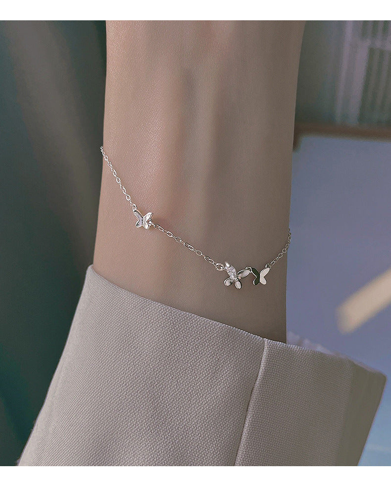Shining Multi-Butterfly Bracelet for Women
