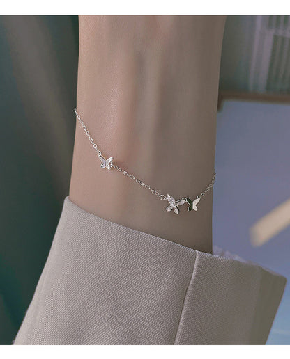 Shining Multi-Butterfly Bracelet for Women