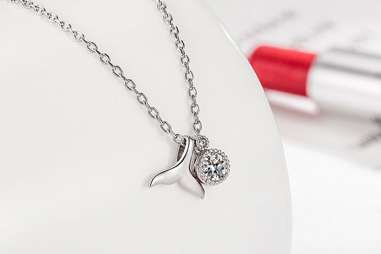 Mermaid Tail Necklace for Women  Fashion Korean Version Ins Trend