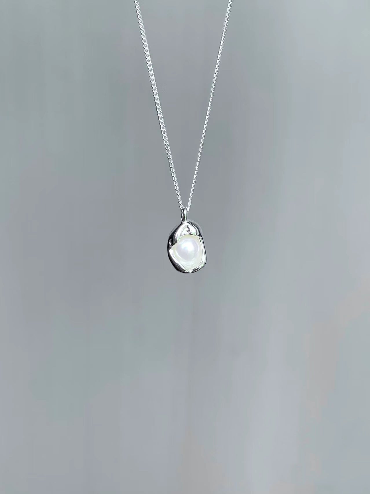 Pea Irregular Pearl Necklace for Women