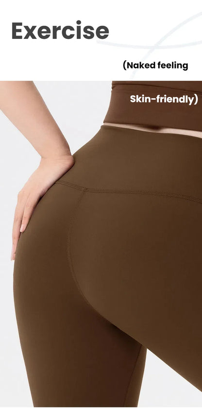 Plus-size Yoga Pants One Size High Waisted Tummy Control Naked Feeling Seamless Squat Proof Leggings Woman clothes
